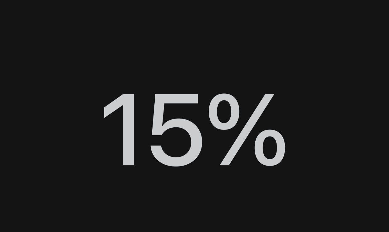 Ключевая ставка 15%