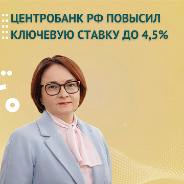 Изменение ключевой ставки ЦБ РФ